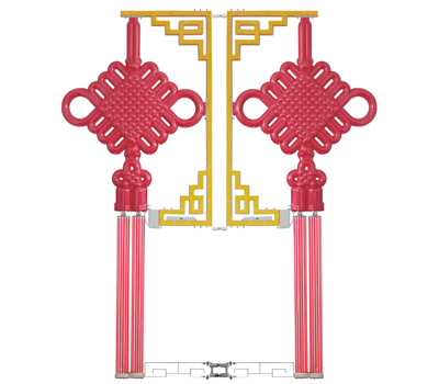 MB型發(fā)光支架中國(guó)結(jié)燈 路燈桿中國(guó)結(jié)燈掛飾